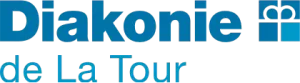 Logo Diakonie de La Tour transparent blau